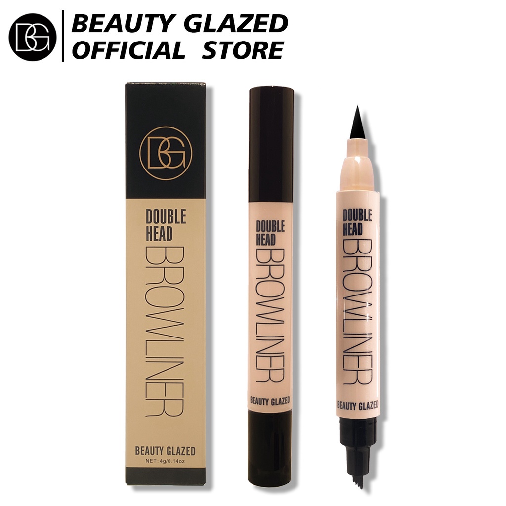 Beauty Glazed Browliner 2IN1 Double Head Eyebrow And Eyeliner Beauty Glazed Eyebrow Beauty Glazed Eyeliner Beauty Glazed