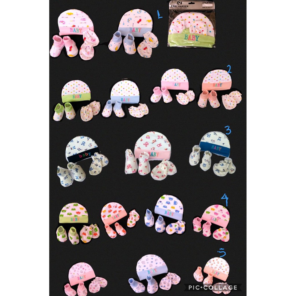 LOVE MOM TOPI + SARUNG TANGAN DAN KAKI 3IN1