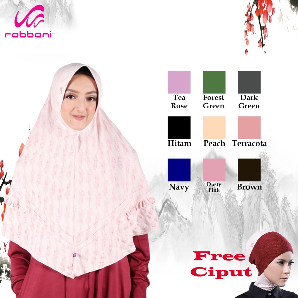 Kerudung Instan Rabbani Genni Original Murah-1