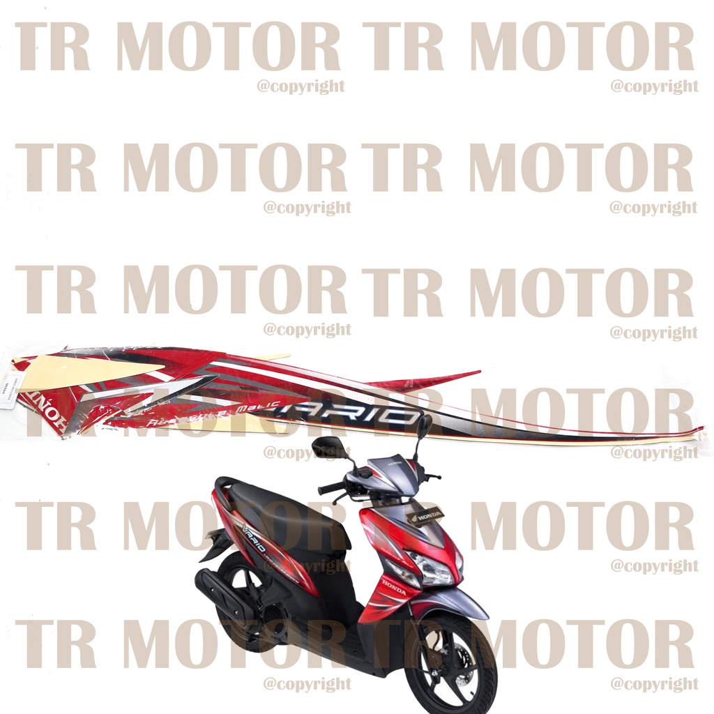 Stiker Motor Vario 110 2011 2012 Sticker Striping Full Set Motor