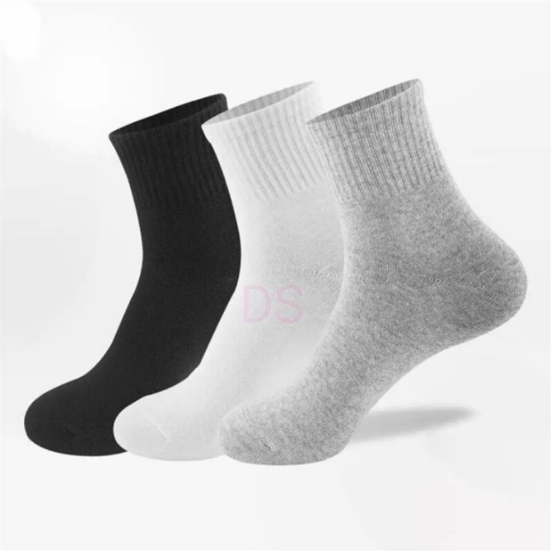 KAOS KAKI PENDEK DI ATAS MATA KAKI POLOS PANJANG ANKLE SOCK DEWASA KAOSKAKI KERJA KANTOR PROMO DS-1