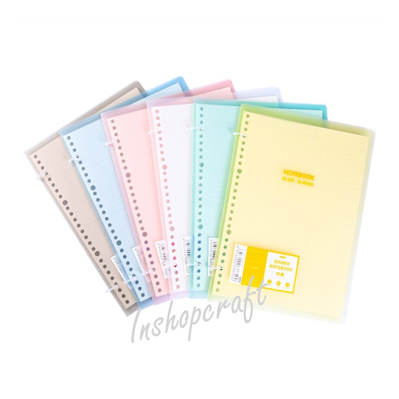 

Colorful Dual Tie Slim File Binder Notebook Murah [INSHOP]