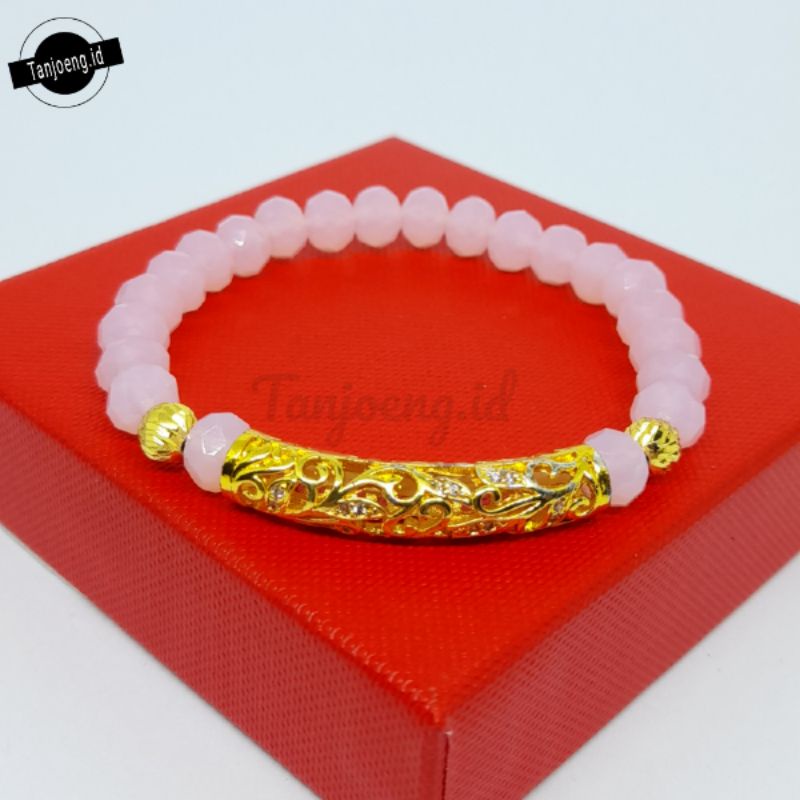 Gelang Kristal Ceko Variasi Charm Xuping Gelang Wanita Crystal Ceko