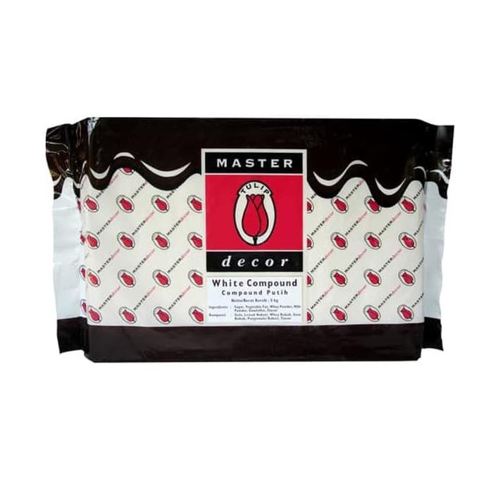 

Toko-Bahan-Kue- Coklat Tulip Master Decor White Chocolate Compound 5 Kg -Terlengkap-Termurah-
