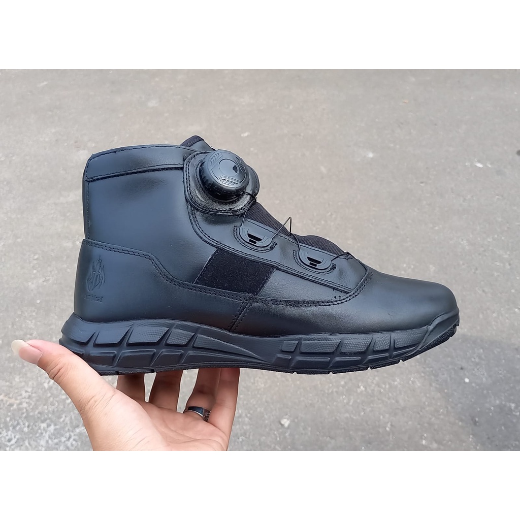 Sepatu PDH lANTAS TERBARU TALI PUTAR TACTICAL