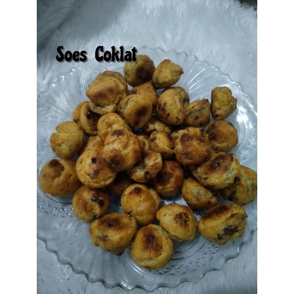 

soes isi coklat 250 gr | sus isi coklat | camilan snack kiloan