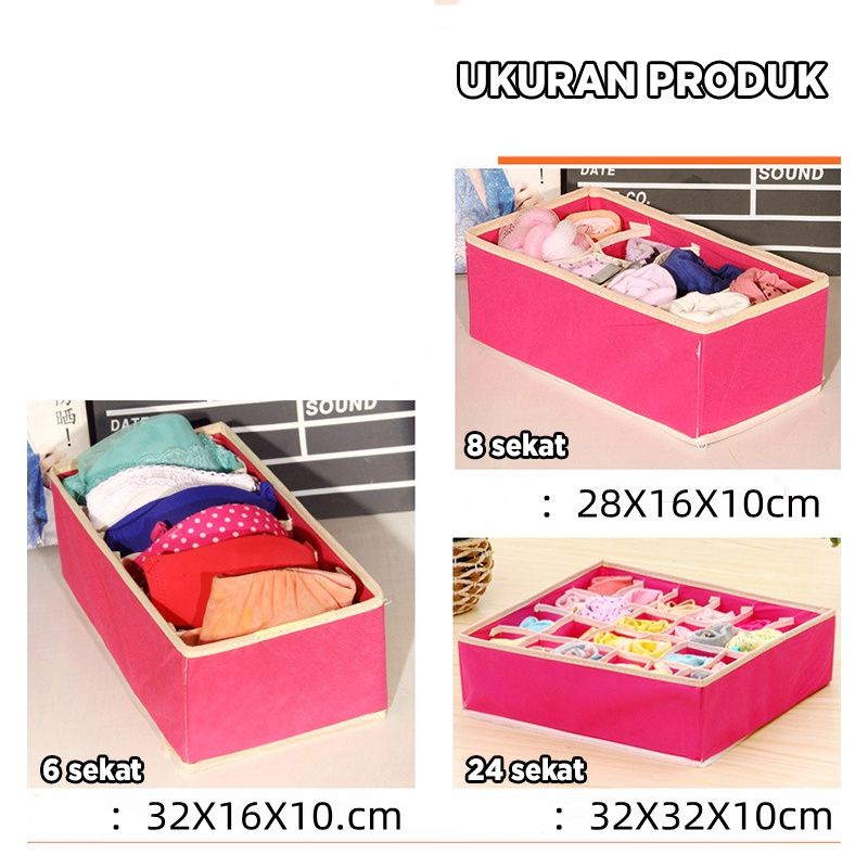 Box storage celana Dalam/BH /Pakaian dalam