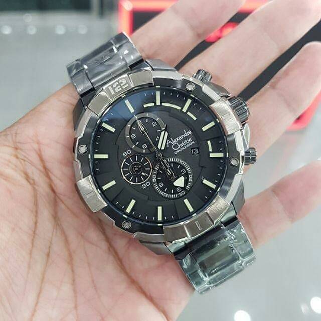 JAM TANGAN ALEXANDRE CHRISTIE COWOK AC 6551 ORIGINAL