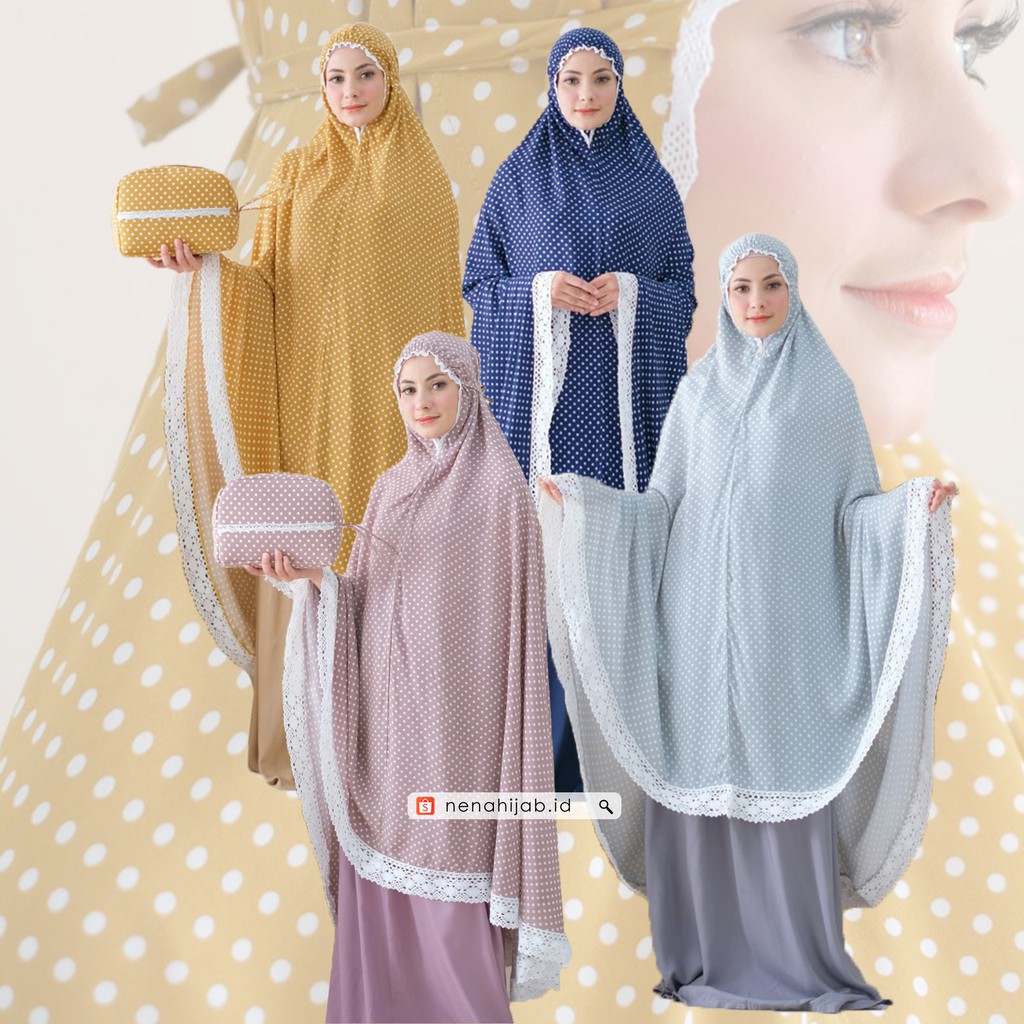 Mukena Katun Rayon / Mukena Katun Rayon KR-348 / Mukena Traveling