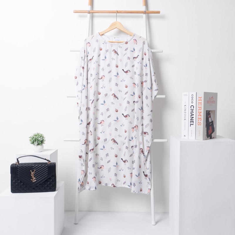 Daster Viral model kalong kaftan Birdy