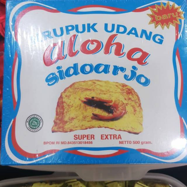 

Kerupuk Udang Super Aloha Sidoarjo 500gr
