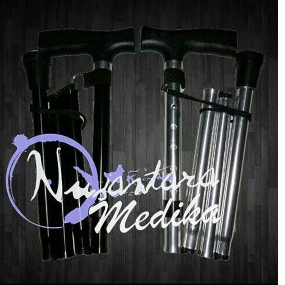 ♥ Alat Bantu Jalan Tongkat Lipat Kaki 1 / Tongkat Kaki Lipat 4 ❆