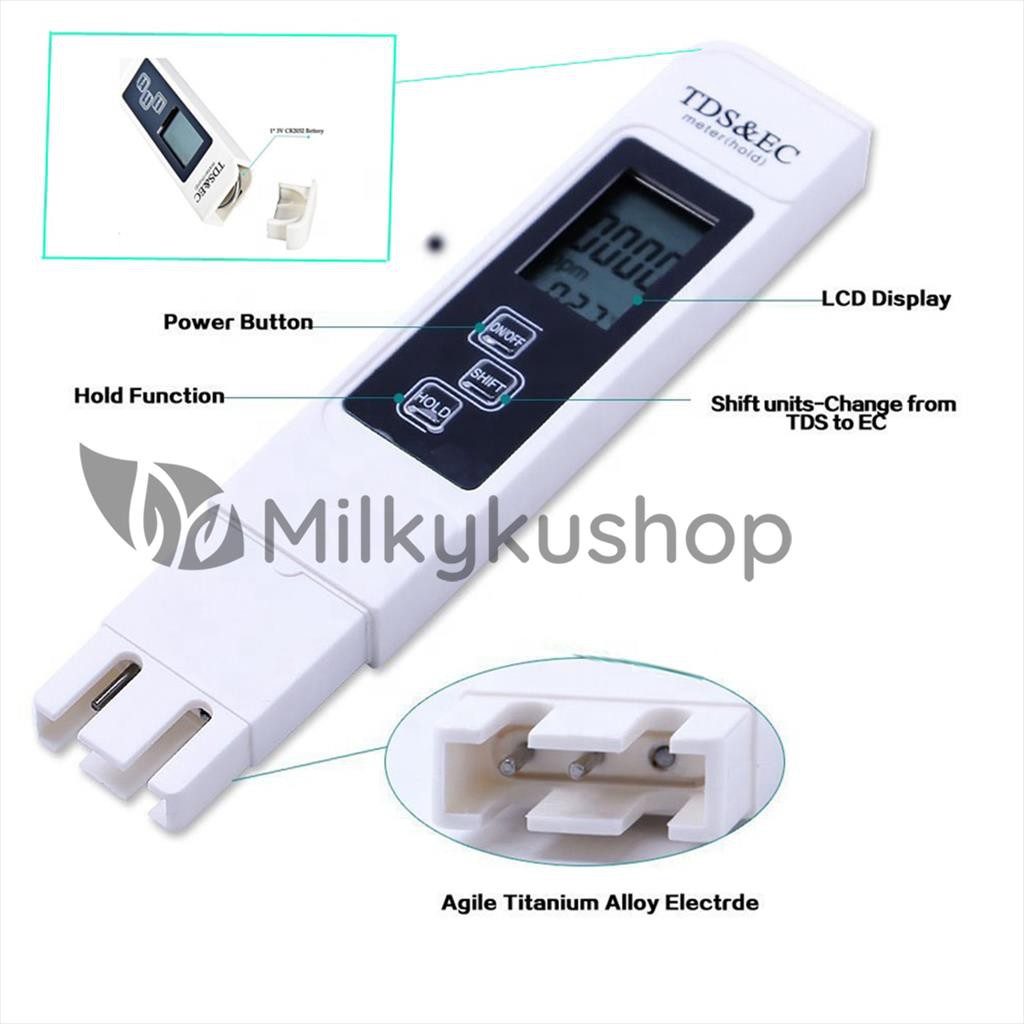 TDS EC METER ALAT UKUR KUALITAS AIR HIDROPONIK