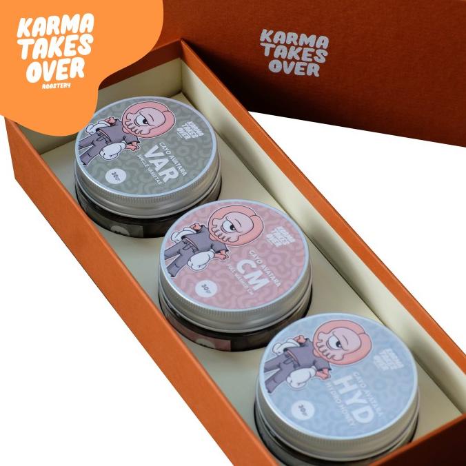 

Sampler Box - 3 X 30gr Gayo Avatara - Karma Takes Over - Coffee Beans