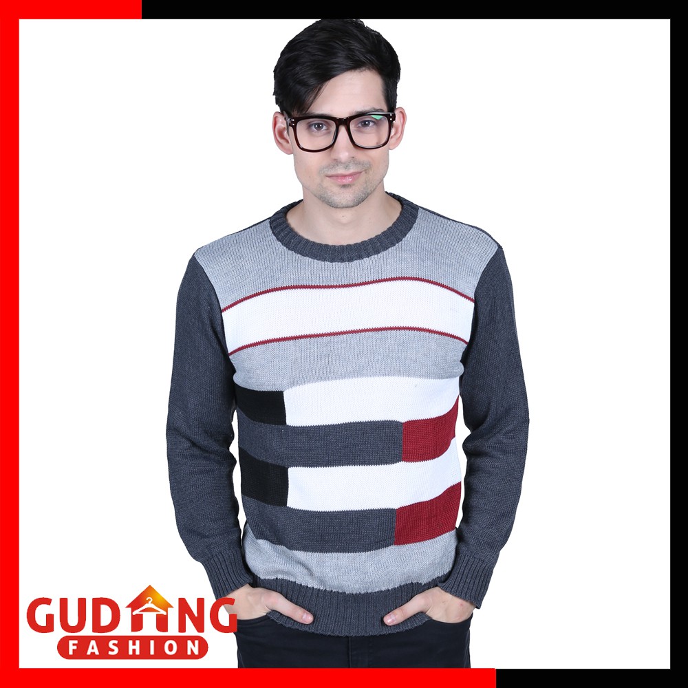 Sweater Pria Rajut Casual SWE 1016