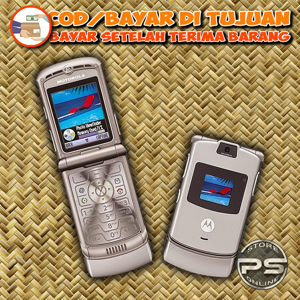 Motorola RAZR V3 - Lipat Elegan - Lipat Terlaris Sepanjang Masa