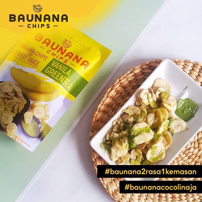 

Baunana Chips Vanilla Green Tea