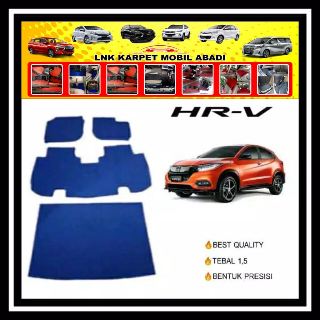 KARPET MOBIL MIE BIHUN HONDA HRV / AKSESORIS MOBIL HONDA HRV / INTERIOR MOBIL HONDA HRV