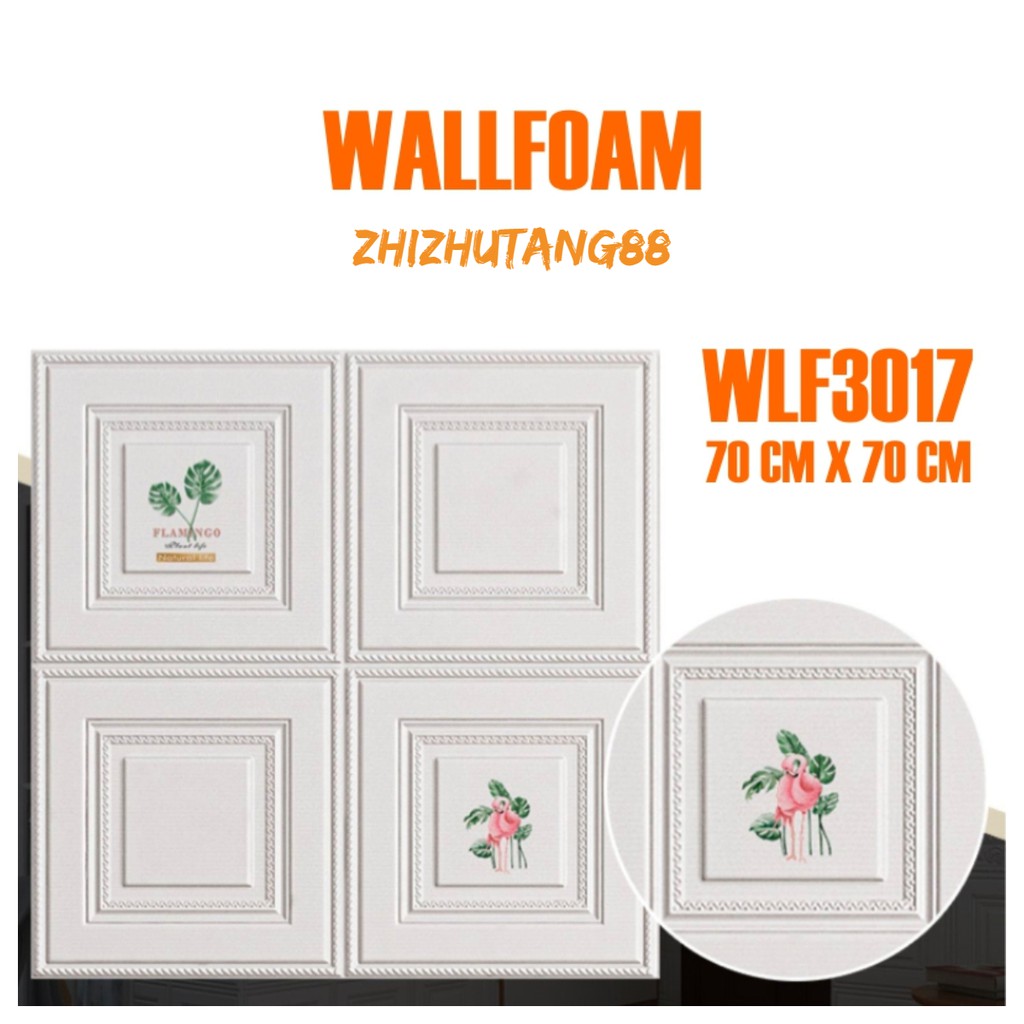 Wallpaper Dinding 3d Wallfoam Dinding Motif Karakter Brickfoam Aesthetic Foam Busa Ukuran 70x70cm Dan 70x90cm