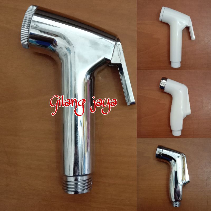 Kepala Jet Shower Bidet/Kepala Jet Cebok Toilet - Kepala Jet Handspray Sprayer WC Closet Duduk