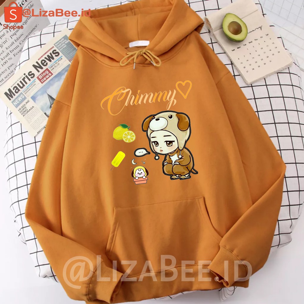 Hoodie Chimmy Bt21 Wanita Sweater Bt21 Chimmy Anak Perempuan Dewasa Hodie BTS Oversize Jumbo Murah