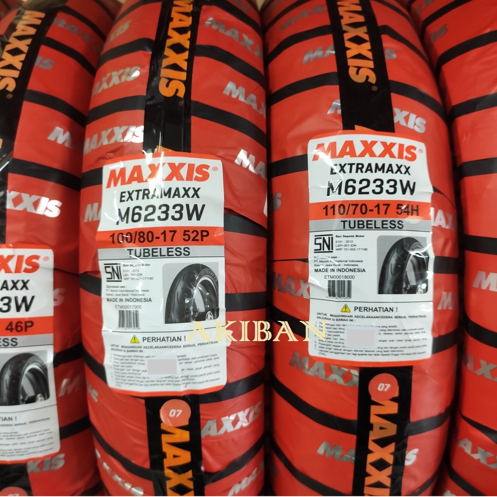 Ban MAXXIS EXTRAMAXX 100/80-17 Maxxis 100 80 17 Ring 17 Tubeless