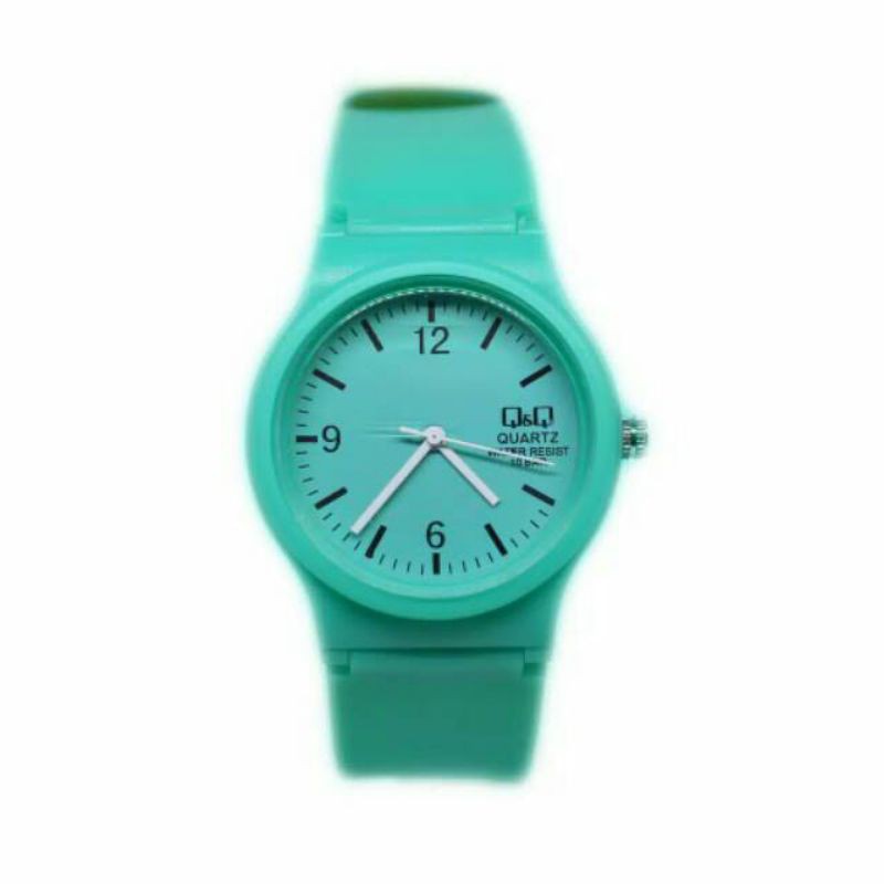 (Grosir)Jam Tangan Wanita QQ Jelly Strap Rubber(Terima Cod)