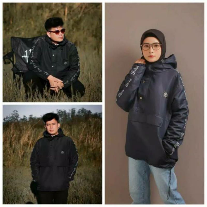 Jaket Cagoule List Salvio Hexia/Jaket Cewek/Jaket cowok