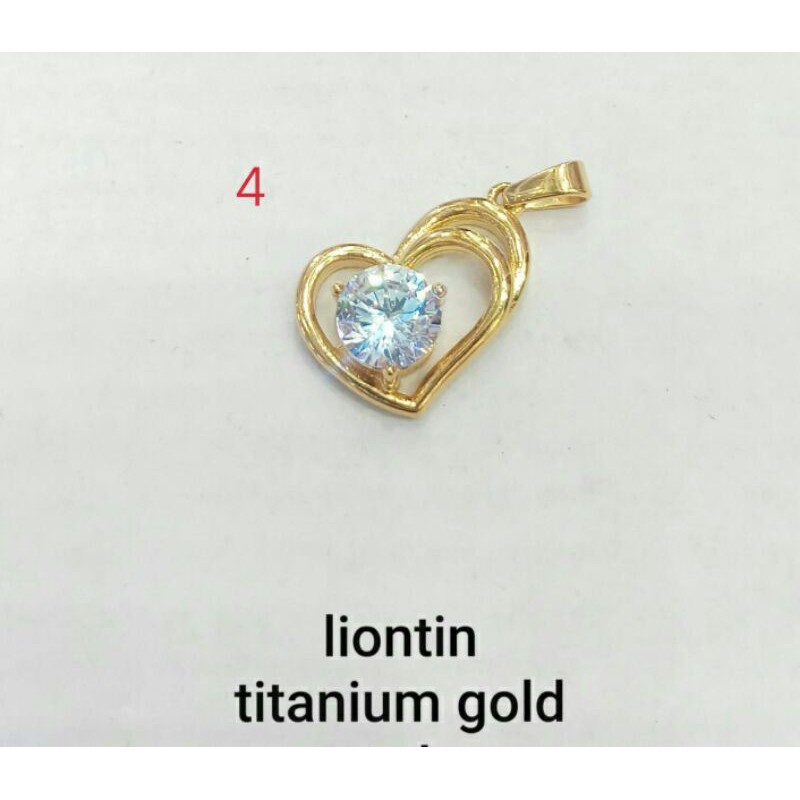 LIONTIN TITANIUM WARNA EMAS