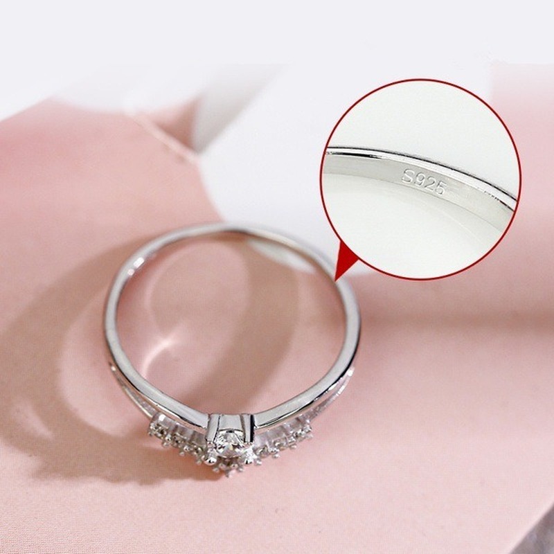 Gaya Baru Bertatahkan Zircon Cincin Perhiasan Kreatif