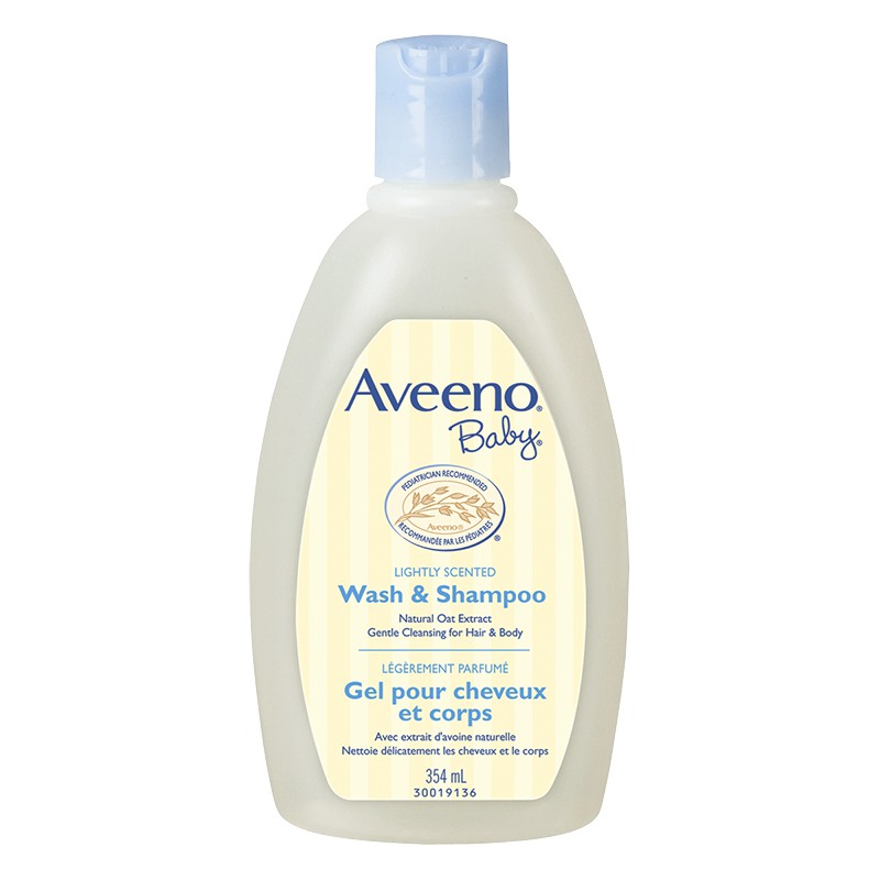 AVEENO BABY WASH AND SHAMPOO 345ML / SHAMPOO BAYI