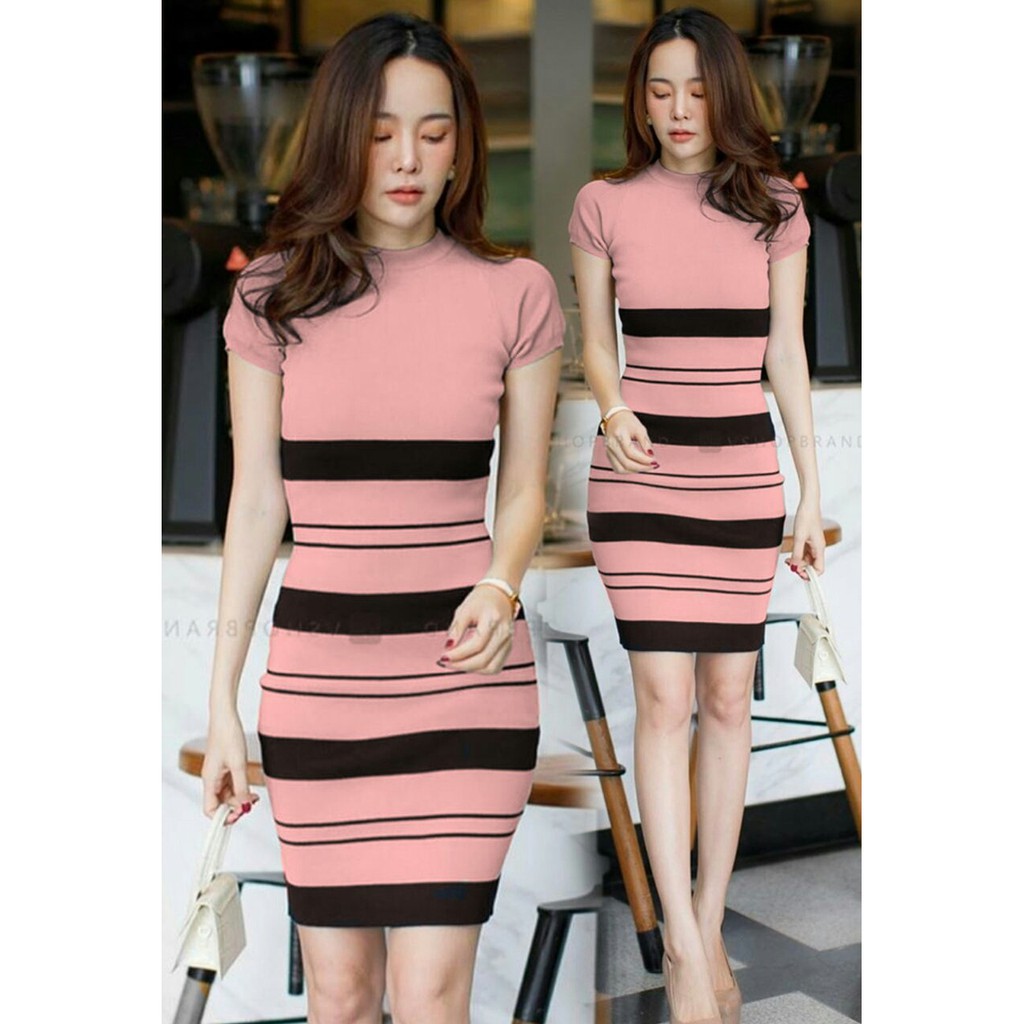 Dress Bodycon GGesinn / Dress Wanita / Dress Rajut / Pakaian Wanita