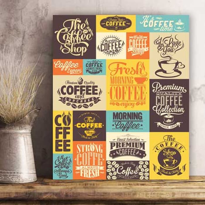 Dekorasi cafe hiasan dinding  KODE CP001&hd401