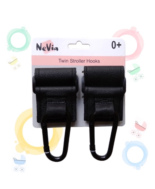 Nevia Twin Stroller Hooks