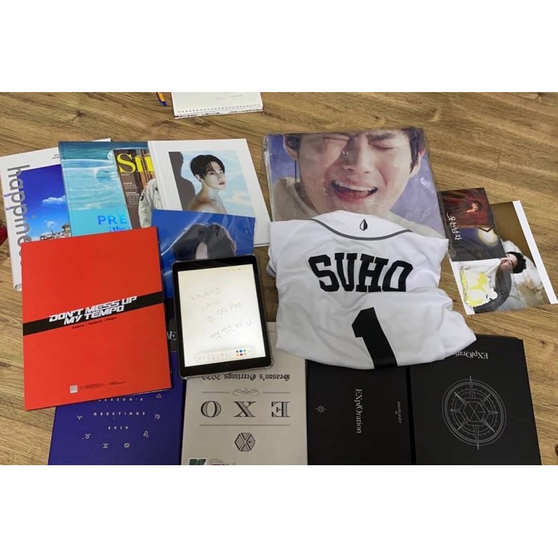 exo dvd exploration / binder photocard / exo magazine / exo goods