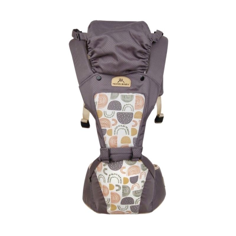 Moms Baby Gendongan Hipseat Wilona | Indie | Aurora| Cloudy | Woody | Carter | Kenzie Series