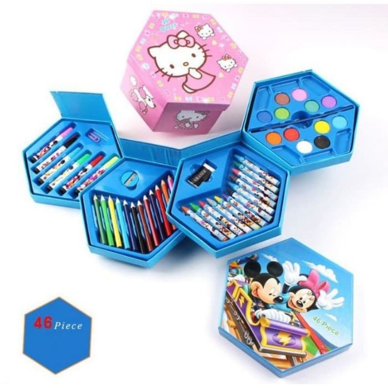 

Crayon set karakter 4ini1 isi 46