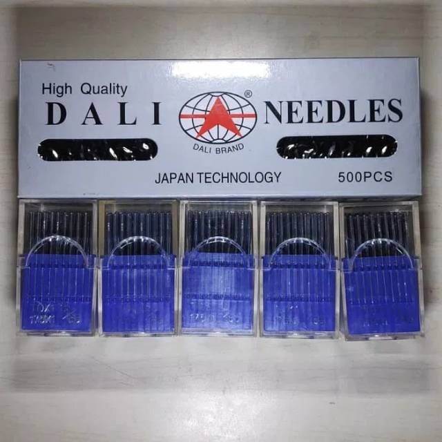 TQ×1 No 13 Jarum Merk Dali / Dali Needles Mesin jahit Pasang Kancing High Speed Industri-1