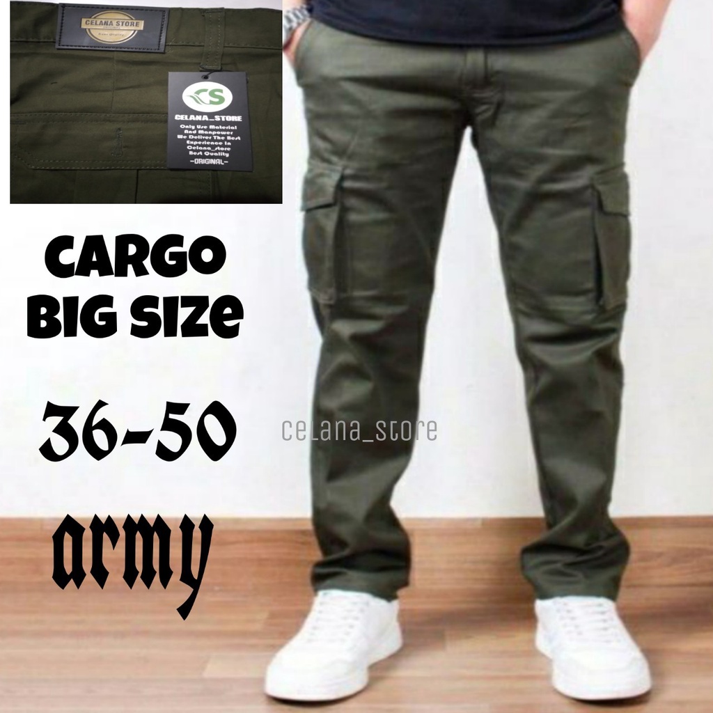 CELANA CARGO BIG SIZE/ CELANA JUMBO PDL BIG SIZE TERLARIS/CELANA CARGO PANJANG TOP1 BIG SIZE 36-50/CELANA CARGO JUMBO