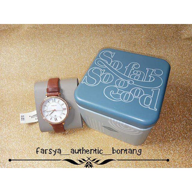 Fossil Watch ES4413 Jacqueline leather strap brown
