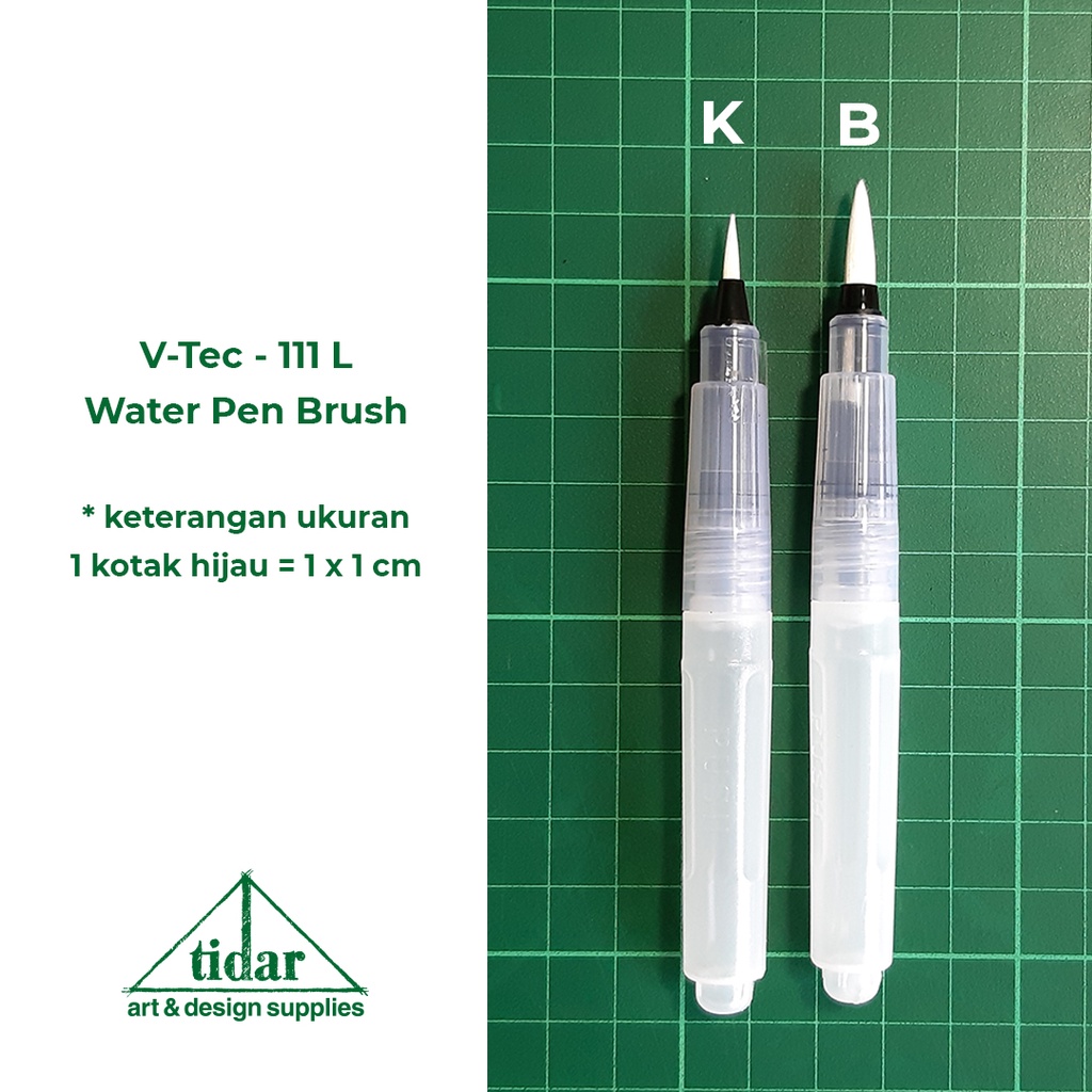 

V-Tec 111 L Water Pen Brush - Kuas Pena Cat Air Vtec Bulat / Round