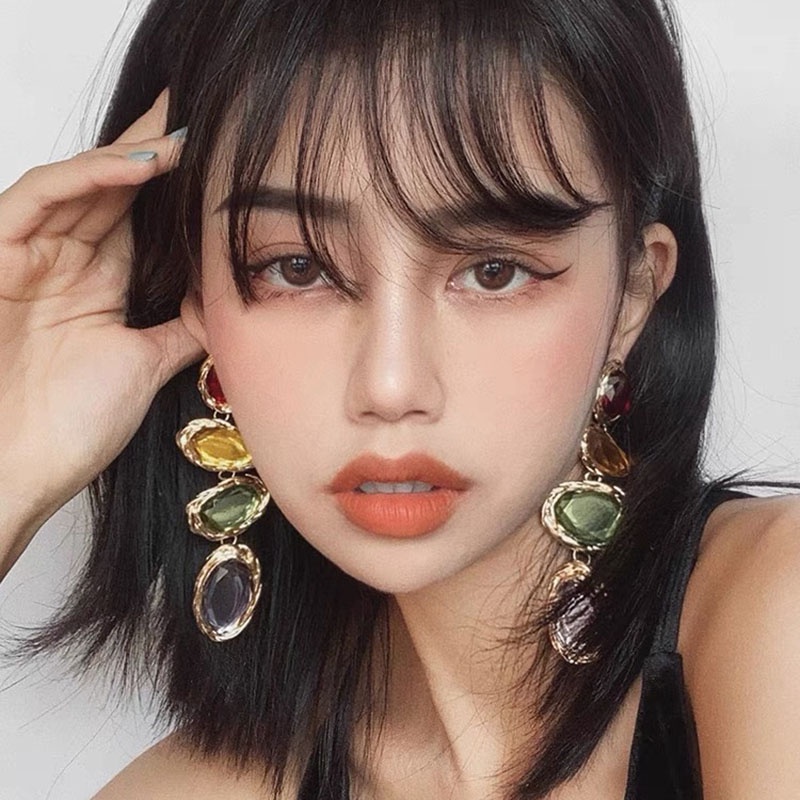 Anting Drop Warna Permen untuk Anting Jelly Wanita