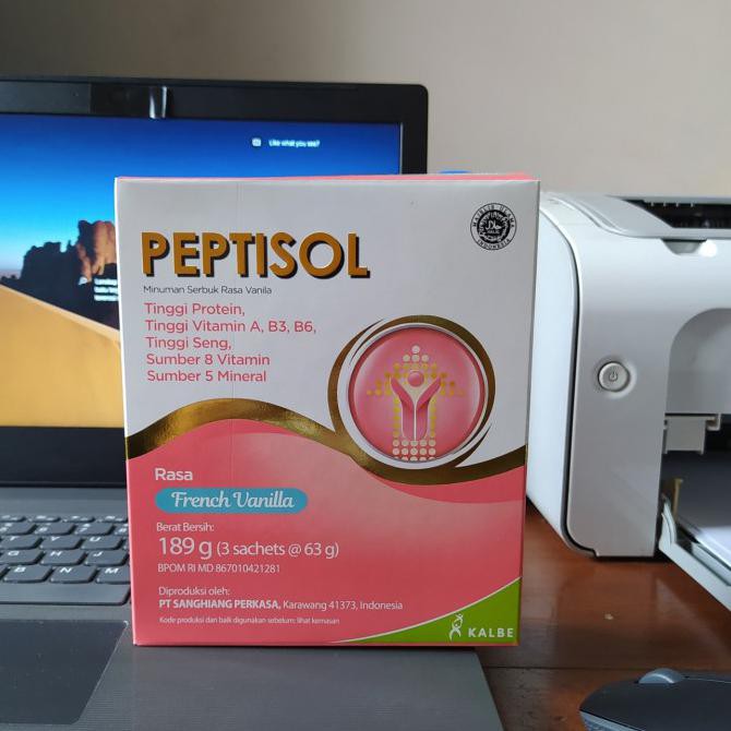 

[[BISA COD]] Peptisol rasa vanila 190g BERMUTU Kode 1001