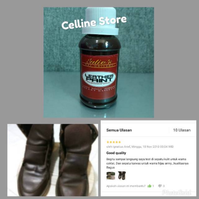 Cat Sepatu Kulit Cat Sepatu Kanvas 100 ml