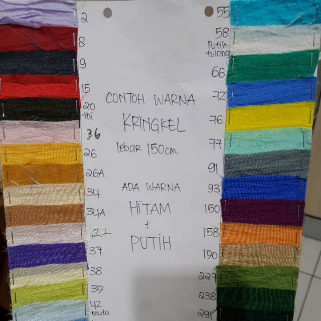 Kain Parasut Kringkel Waterproof Anti Air Kahatex Crinkle Kain Kerut Kain Mukena Hrg Per 1m Shopee Indonesia