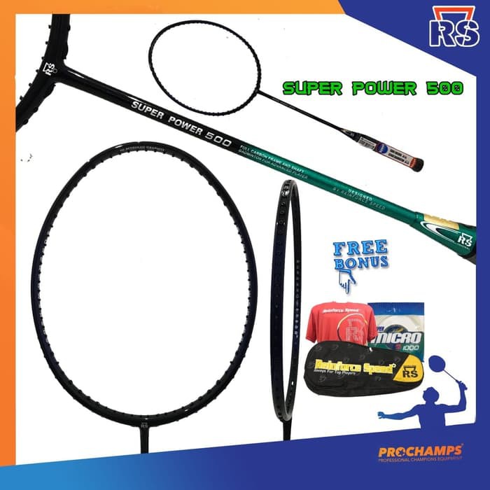 Rs Super Power 500 Raket Badminton Original