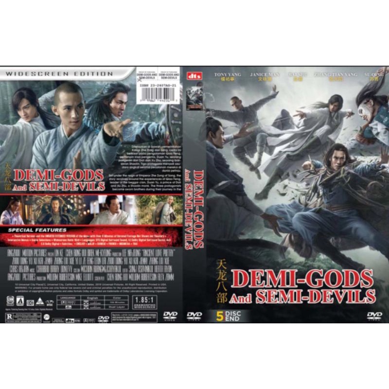 kaset film seri silat mandarin DEMI-GODS AND SEMI-DEVILS