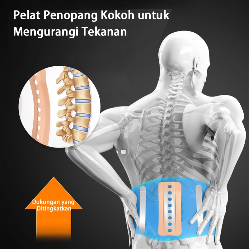 Korset Lumbar Lumbal Premium Korset Pinggang Pelangsing Kehamilan Saraf Kejepit