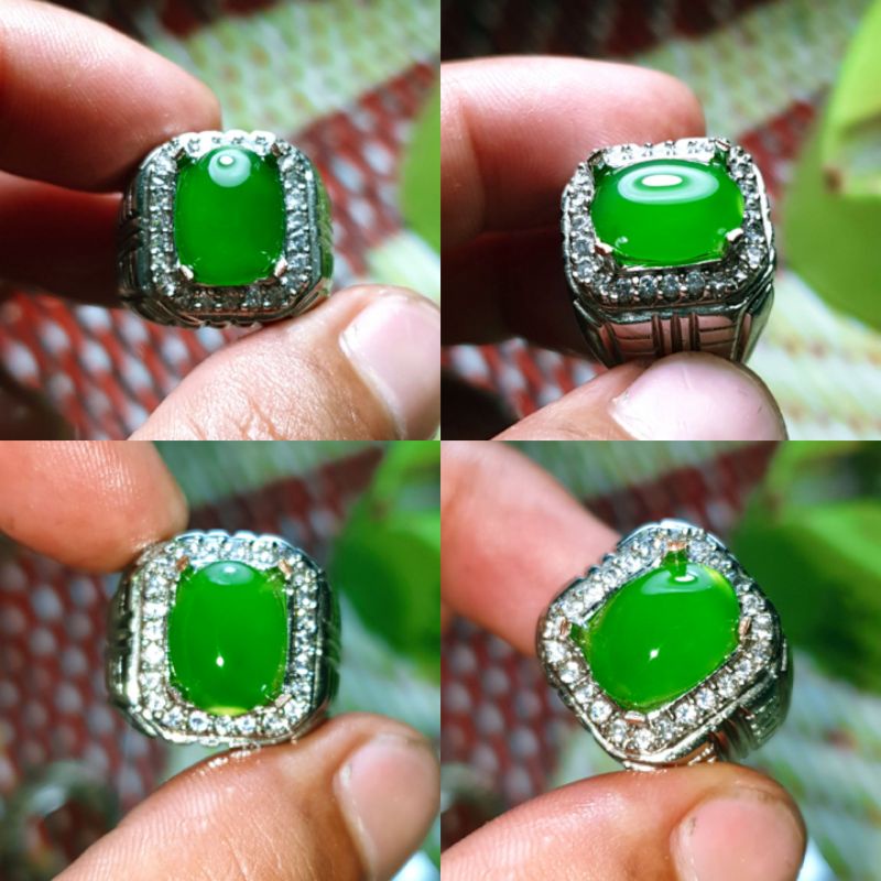 natural imperial jadeite jade type A bening keristal no minus kd2479