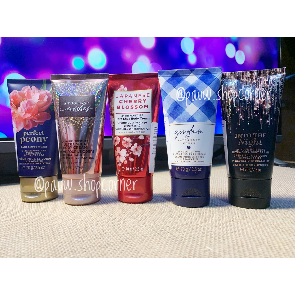 BBW Bath & Body Works Body Cream Travel Size 70gr